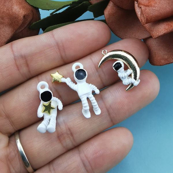 apeur 10pcs cute astronaut charms alloy enamel pendant for jewelry making diy couple bracelets floating, Bronze;silver
apeur 10pcs cute astronaut charms alloy enamel pendant for jewelry making diy couple bracelets floating, Bronze;silver
