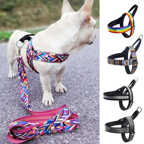 dog collars & leashes personalized fabric leash harness no-pull easy control handle for small medium dogs training walking vest harnes
dog collars & leashes personalized fabric leash harness no-pull easy control handle for small medium dogs training walking vest harnes