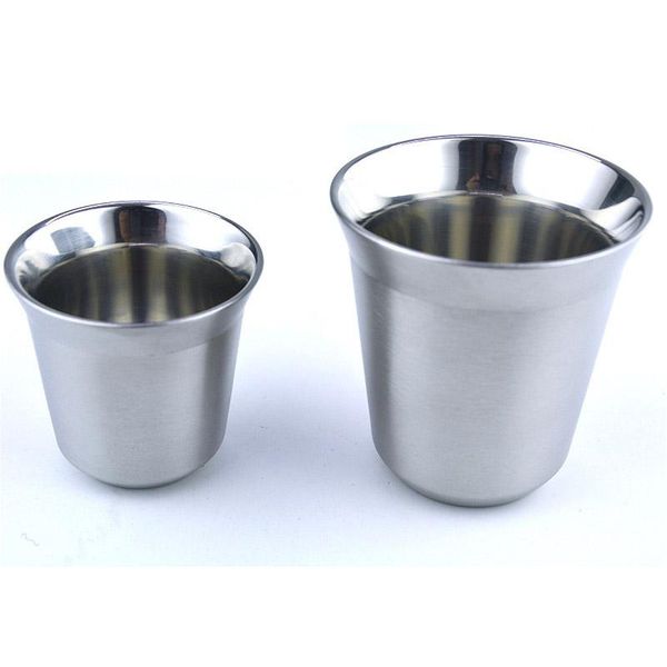 stainless steel double-layer coffee cup heat insulation water milk drinking e7 mugs
stainless steel double-layer coffee cup heat insulation water milk drinking e7 mugs