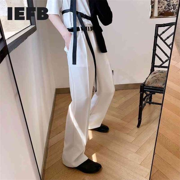 iefb /men's wear fashionable thin style long pants vintage all-match fashion loose casual with belt streetwear 9y2543 210715, Black
iefb /men's wear fashionable thin style long pants vintage all-match fashion loose casual with belt streetwear 9y2543 210715, Black
