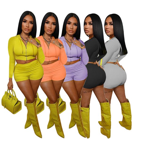 women fall tracksuits two piece set jacket shorts outfits summer plus size 2xl solid crop capris spring autumn clothes 5590, Gray
women fall tracksuits two piece set jacket shorts outfits summer plus size 2xl solid crop capris spring autumn clothes 5590, Gray