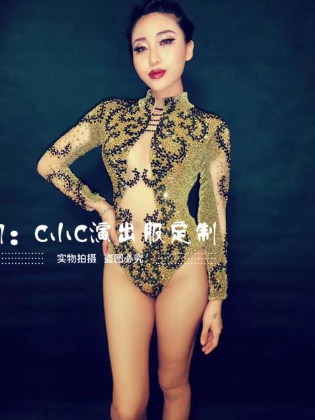 women's jumpsuits & rompers women guest female singer stage outfit nightclub collar dance clothes bar costumes to celebrate birthday, Black;white
women's jumpsuits & rompers women guest female singer stage outfit nightclub collar dance clothes bar costumes to celebrate birthday, Black;white