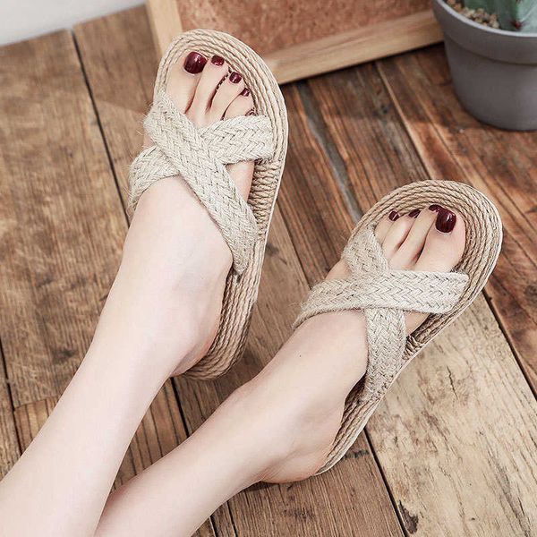 slippers summer leisure women flat heel cane lightweight faux hemp sole simple fashion slides outdoor beach sandals ladies shoes d, Black
slippers summer leisure women flat heel cane lightweight faux hemp sole simple fashion slides outdoor beach sandals ladies shoes d, Black