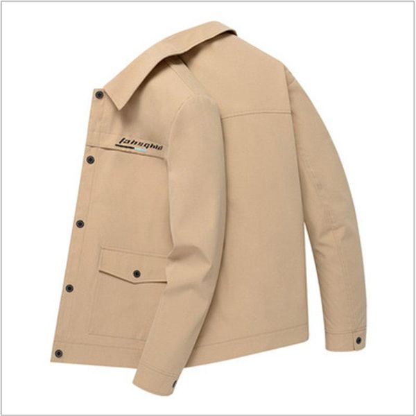 men's jackets spring autumn fashion all-match trend tooling square collar jacket young students casual coat clothing, Black;brown
men's jackets spring autumn fashion all-match trend tooling square collar jacket young students casual coat clothing, Black;brown