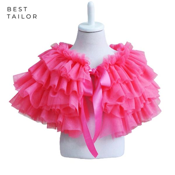 wraps & jackets fuchsia tie ribbon bow little girls wedding capw bolero wrap tiered ruffles tulle accessories mariage, White
wraps & jackets fuchsia tie ribbon bow little girls wedding capw bolero wrap tiered ruffles tulle accessories mariage, White