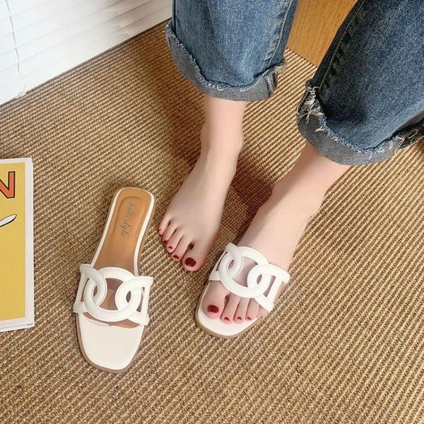 slippers 2021 brand weave leather women sandal open toe flat casual slides summer outdoor beach female flip flops, Black
slippers 2021 brand weave leather women sandal open toe flat casual slides summer outdoor beach female flip flops, Black