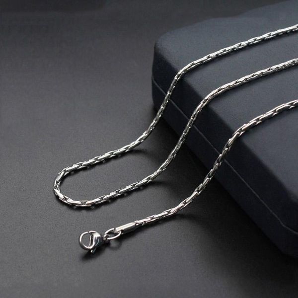 2.4mm stainless steel silver color chain for men women vintage collar necklace chokers drop 50cm 55cm 60cm chains
2.4mm stainless steel silver color chain for men women vintage collar necklace chokers drop 50cm 55cm 60cm chains
