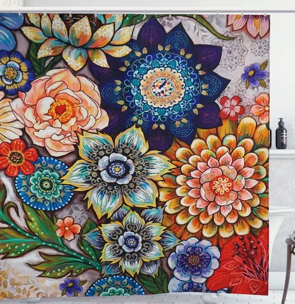 boho floral fabric shower curtain, 180gsm 78inch extra long bathroom shower curtain sets modern farmhouse colorful flowers
boho floral fabric shower curtain, 180gsm 78inch extra long bathroom shower curtain sets modern farmhouse colorful flowers
