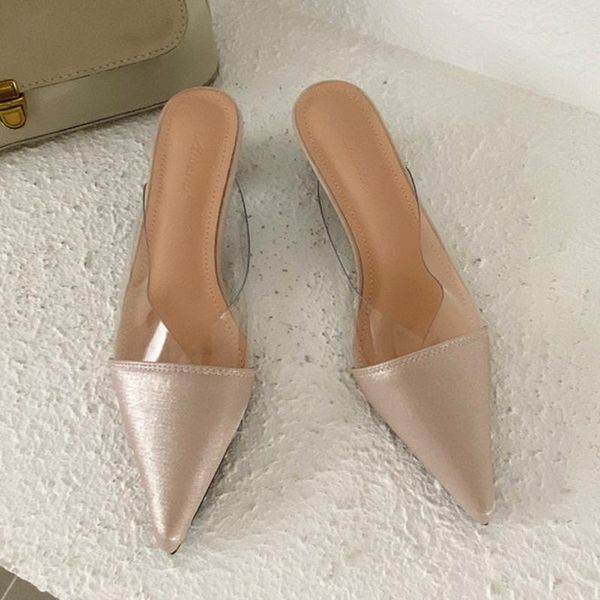 slippers 2021 summer elegant women bling closed pointed toe slipper mules clear low high heels outsides beach slides shoes, Black
slippers 2021 summer elegant women bling closed pointed toe slipper mules clear low high heels outsides beach slides shoes, Black