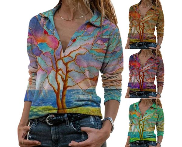autumn 2021 women's flower burning and printing tree pattern sweater (seri 4), Black
autumn 2021 women's flower burning and printing tree pattern sweater (seri 4), Black