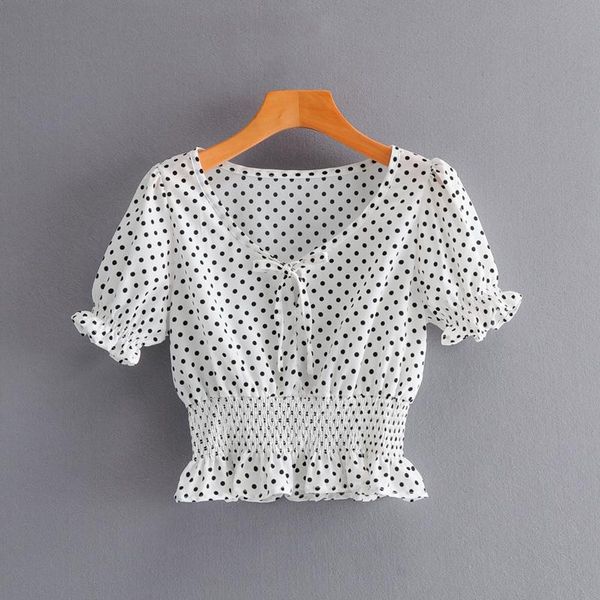 women's blouses & shirts 2021 fashion girl dots print blouse women casual chiffon shirt short sleeve summer v neck, White
women's blouses & shirts 2021 fashion girl dots print blouse women casual chiffon shirt short sleeve summer v neck, White
