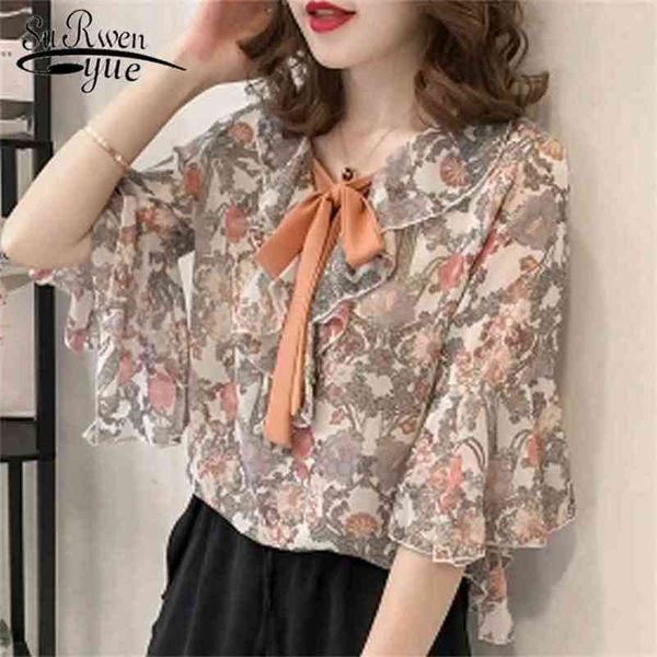 blusas summer women's loose plus size chiffon women blouse shirt print half sleeve sweet bow lady clothing d730 210421, White
blusas summer women's loose plus size chiffon women blouse shirt print half sleeve sweet bow lady clothing d730 210421, White