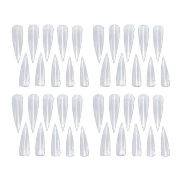 false nails 500pcs nail tips long shape clear half cover art for salon and diy, Red;gold
false nails 500pcs nail tips long shape clear half cover art for salon and diy, Red;gold