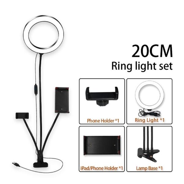 cell phone mounts & holders 8in led deskring lamp with clamp base and cellphone holder kit fill light x3ud
cell phone mounts & holders 8in led deskring lamp with clamp base and cellphone holder kit fill light x3ud