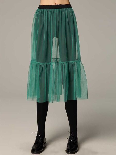 skirts spring summer overskirt dark green ruffle long one layer see through mesh tulle tiered skirt elastic waist pleated, Black
skirts spring summer overskirt dark green ruffle long one layer see through mesh tulle tiered skirt elastic waist pleated, Black