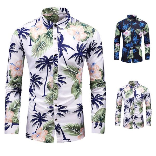 men's casual shirts slim cardigan shirt lapel button floral print long sleeve top, White;black
men's casual shirts slim cardigan shirt lapel button floral print long sleeve top, White;black