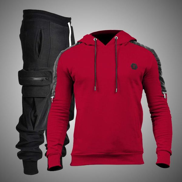 men's tracksuits fashion men set hoodie and sweatpants mens streetwear joggers 2021 sport wear clothing, Gray
men's tracksuits fashion men set hoodie and sweatpants mens streetwear joggers 2021 sport wear clothing, Gray