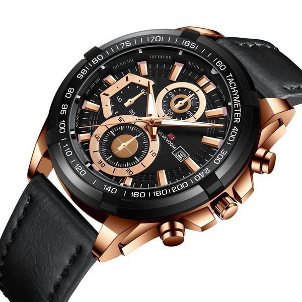 wristwatches mens sports watches rose gold black fashion leather strap luminous waterproof calendar quartz relogio masculino, Slivery;brown
wristwatches mens sports watches rose gold black fashion leather strap luminous waterproof calendar quartz relogio masculino, Slivery;brown
