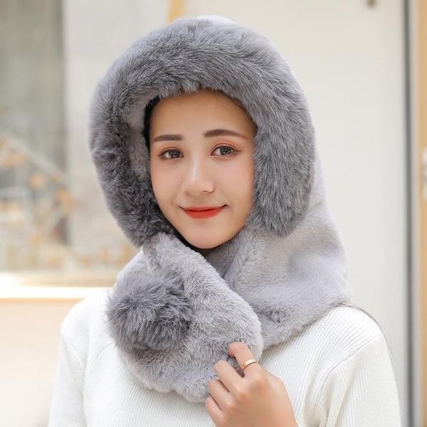 hats, scarves & gloves sets plush hat female autumn winter ear protection warm scarf one girl lovely women lmitation fur coral velvet grey, Blue;gray
hats, scarves & gloves sets plush hat female autumn winter ear protection warm scarf one girl lovely women lmitation fur coral velvet grey, Blue;gray