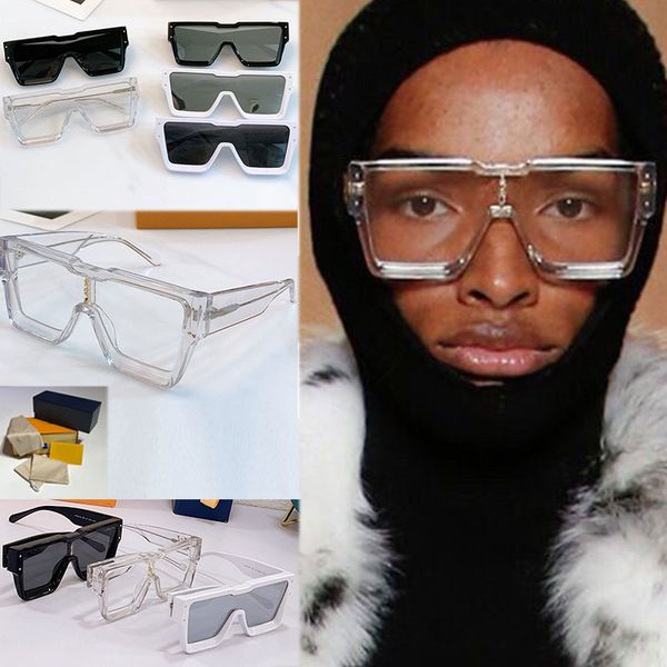mens and womens oversized square transparent frame and lens sunglasses z1547w men or women fashion designer luxury cyclone glasses z2188, White;black
mens and womens oversized square transparent frame and lens sunglasses z1547w men or women fashion designer luxury cyclone glasses z2188, White;black