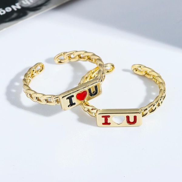 cluster rings classic i love you woman ring heart shaped gold opening for women cute fashion stacking finger jewelry gift 2021, Golden;silver
cluster rings classic i love you woman ring heart shaped gold opening for women cute fashion stacking finger jewelry gift 2021, Golden;silver