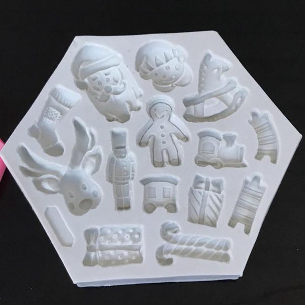 cake tools creative christmas series deer/boots/crutch/santa claus shape mold bakeware silicone diy chocolate decoration
cake tools creative christmas series deer/boots/crutch/santa claus shape mold bakeware silicone diy chocolate decoration