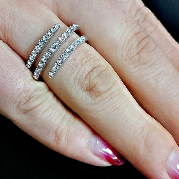 fashion sapphire unique creative meteor rhinestone ring jewelry gift multi circle twist wedding rings, Slivery;golden
fashion sapphire unique creative meteor rhinestone ring jewelry gift multi circle twist wedding rings, Slivery;golden