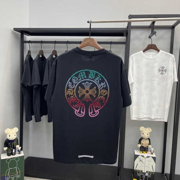 fashion outlet 21ss chrome fengchao brand ch roman hoof cross color gradient drill round neck short sleeve t-shirt for men and women, White;black
fashion outlet 21ss chrome fengchao brand ch roman hoof cross color gradient drill round neck short sleeve t-shirt for men and women, White;black
