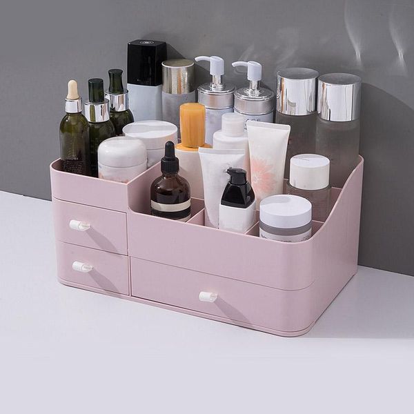 large capacity makeup organizer cosmetic storage box nail polish drawer container boxes & bins
large capacity makeup organizer cosmetic storage box nail polish drawer container boxes & bins