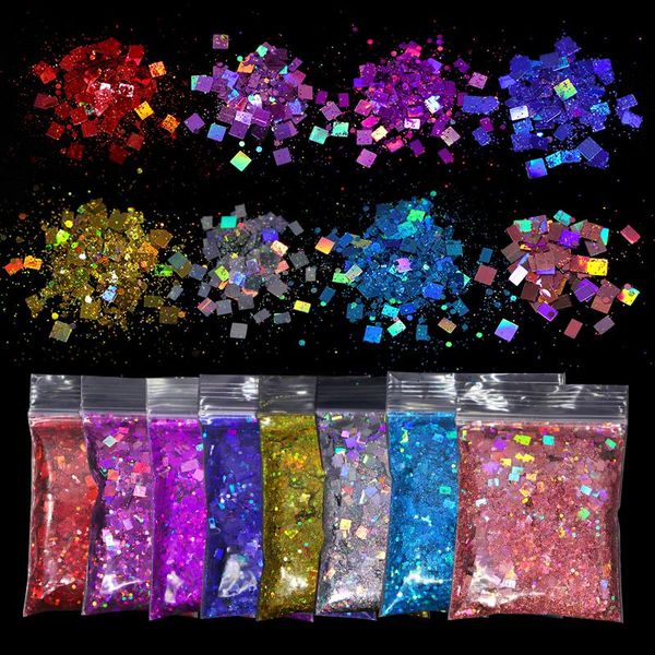 nail art decorations 10g laser chunky glitter bulk mixed quadrilateral sequins holographic flakes sparkling paillette, Silver;gold
nail art decorations 10g laser chunky glitter bulk mixed quadrilateral sequins holographic flakes sparkling paillette, Silver;gold
