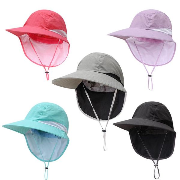 berets neck climbing outdoor wide brim face cap hiking fishing sun protection hat, Blue;gray
berets neck climbing outdoor wide brim face cap hiking fishing sun protection hat, Blue;gray