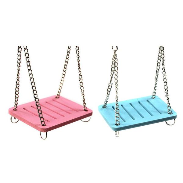 small animal supplies 2 pcs hamster toys swing hanging gadget wooden cage accessories amuse mouse, blue & pink
small animal supplies 2 pcs hamster toys swing hanging gadget wooden cage accessories amuse mouse, blue & pink
