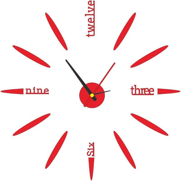 selling style creative acrylic wall clock diy sticker for living room 50cm clocks
selling style creative acrylic wall clock diy sticker for living room 50cm clocks