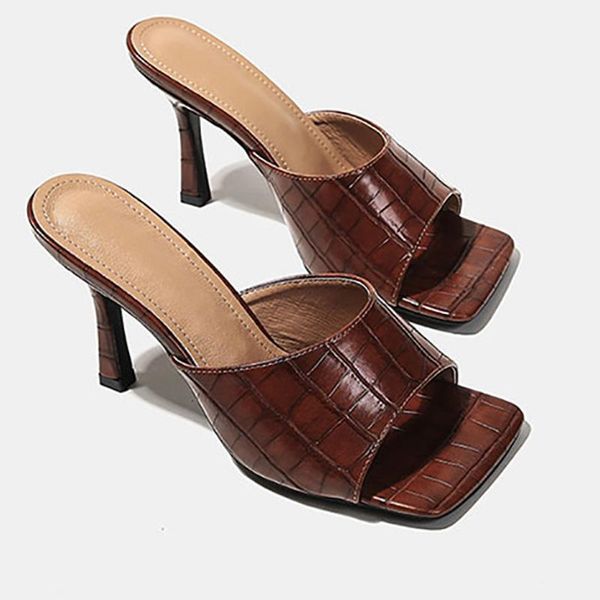 dress shoes 2021 summer fashion women pumps square open toe ladies heels slippers female thin high elegant party shoe, Black
dress shoes 2021 summer fashion women pumps square open toe ladies heels slippers female thin high elegant party shoe, Black