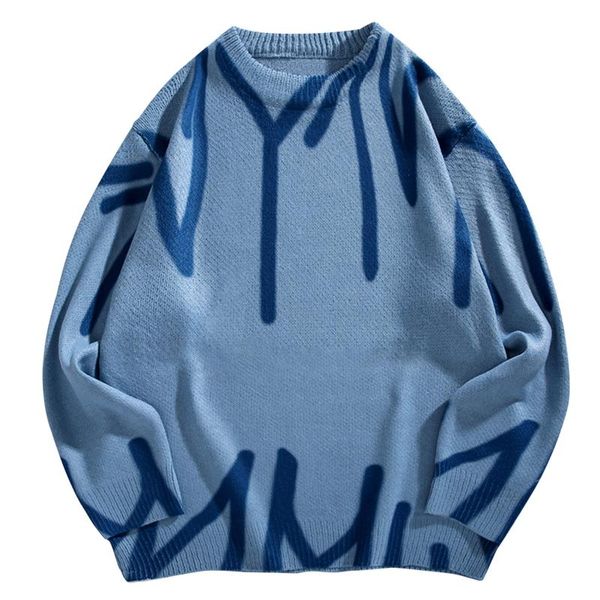 men's sweaters casual print sweater knitwear long sleeve pullover round neck hip hop jersey harajuku loose blouse d925#, White;black
men's sweaters casual print sweater knitwear long sleeve pullover round neck hip hop jersey harajuku loose blouse d925#, White;black