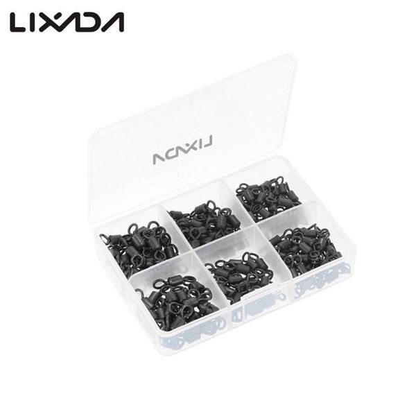 fishing accessories lixada 150pc/lot swivels 2# 3# 4# ball bearing sea fish rolling swivel connector with solid ring tackle pesca
fishing accessories lixada 150pc/lot swivels 2# 3# 4# ball bearing sea fish rolling swivel connector with solid ring tackle pesca