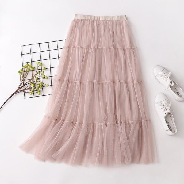 skirts 2021 women long mesh maxi skirt slim pleated 3 layered party princess casual femme tulle, Black
skirts 2021 women long mesh maxi skirt slim pleated 3 layered party princess casual femme tulle, Black
