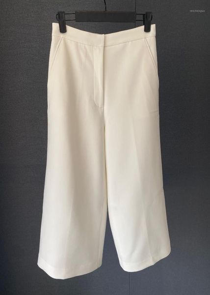 women's pants & capris the 2021 tall waist nine points wide-legged 0818, Black;white
women's pants & capris the 2021 tall waist nine points wide-legged 0818, Black;white