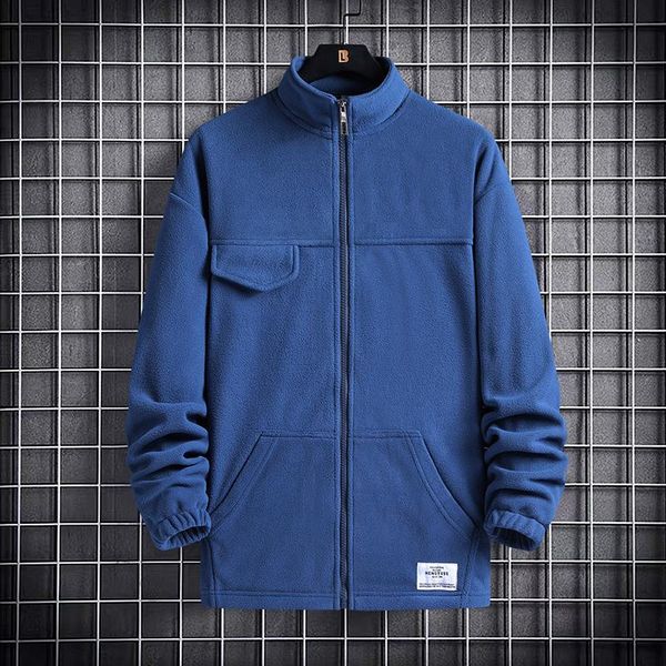 men's jackets fashion mens spring jacket 2021 brand stand collar casual men thermal fleece coat big size m-5xl, Black;brown
men's jackets fashion mens spring jacket 2021 brand stand collar casual men thermal fleece coat big size m-5xl, Black;brown