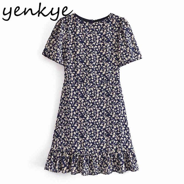 vintage floral print summer chiffon dress women o neck short sleeve vestido mujer slim a-line mini holiday casual 210430, Black;gray
vintage floral print summer chiffon dress women o neck short sleeve vestido mujer slim a-line mini holiday casual 210430, Black;gray