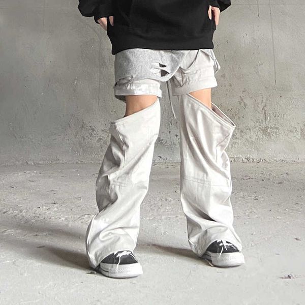 men's pants high street detachable overalls hand-painted graffiti leg-legged man's casual niche leg track a24z, Black
men's pants high street detachable overalls hand-painted graffiti leg-legged man's casual niche leg track a24z, Black
