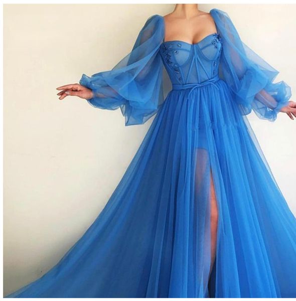 prom dresses for women long puffy sleeve tulle backless formal evening gown pageant dress vestidos de fiesta, Black
prom dresses for women long puffy sleeve tulle backless formal evening gown pageant dress vestidos de fiesta, Black
