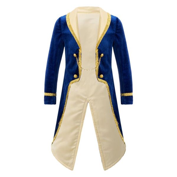 jackets kids boys prince costume long sleeves turn-down collar tuxedo jacket tailcoat for halloween cosplay theme party dress up coat, Blue;gray
jackets kids boys prince costume long sleeves turn-down collar tuxedo jacket tailcoat for halloween cosplay theme party dress up coat, Blue;gray