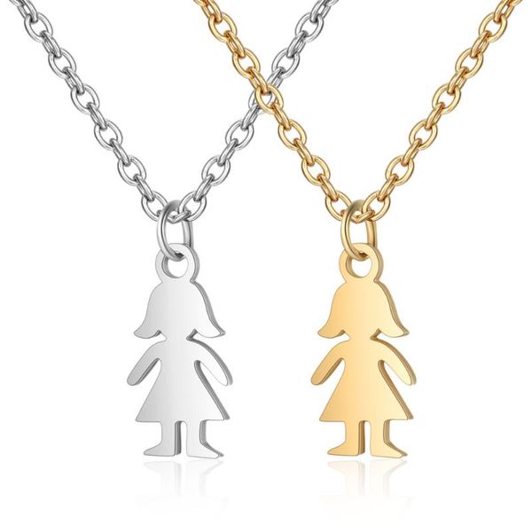 pendant necklaces stainless steel necklace little girl pendants cool punk style long chain for men and women jewelry gift, Silver
pendant necklaces stainless steel necklace little girl pendants cool punk style long chain for men and women jewelry gift, Silver