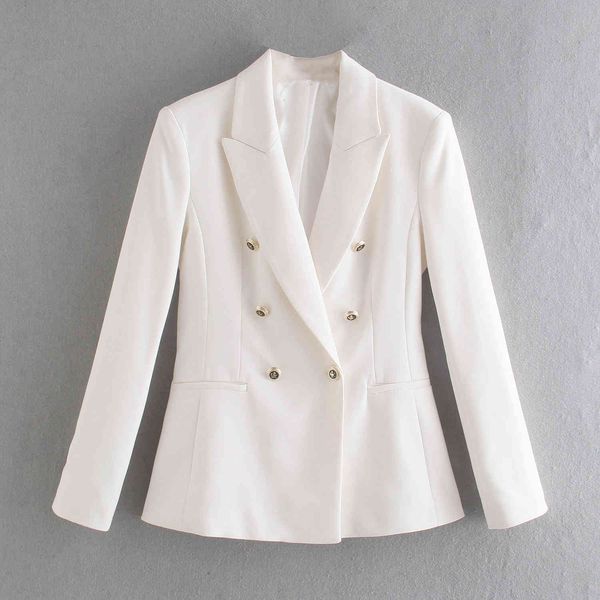 women's suits & blazers female white blazer double breasted female jacket long sleeve fall elegant retro casual office women's pin, White;black
women's suits & blazers female white blazer double breasted female jacket long sleeve fall elegant retro casual office women's pin, White;black