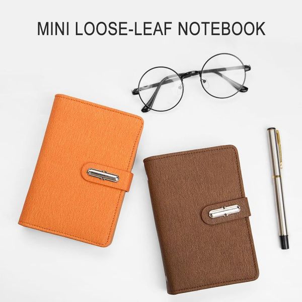 loose-leaf notepad portable pu notebook simple small fresh pocket record book english word female carry gift notepads, Purple;pink
loose-leaf notepad portable pu notebook simple small fresh pocket record book english word female carry gift notepads, Purple;pink
