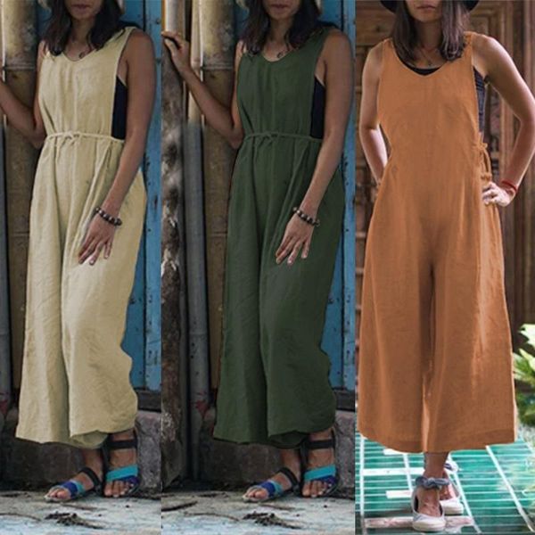 women's swimwear 2021 cross-border solid color casual loose drawstring strap jumpsuit round neck sleeveless wide leg overall, White;black
women's swimwear 2021 cross-border solid color casual loose drawstring strap jumpsuit round neck sleeveless wide leg overall, White;black