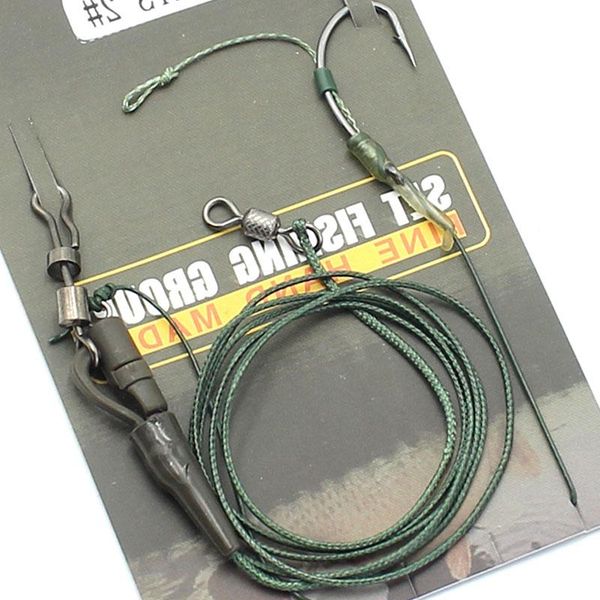 carp fishing equipment ready tied rig accessories leadcore line coated hooklink with hook for hooks
carp fishing equipment ready tied rig accessories leadcore line coated hooklink with hook for hooks