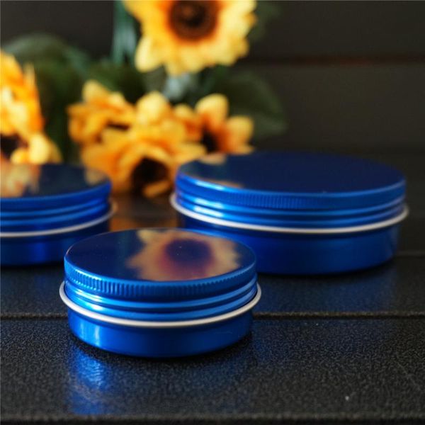 storage bottles & jars 30/60/100g blue empty round aluminum box metal tin cosmetic cream diy refillable jar tea pot containers
storage bottles & jars 30/60/100g blue empty round aluminum box metal tin cosmetic cream diy refillable jar tea pot containers