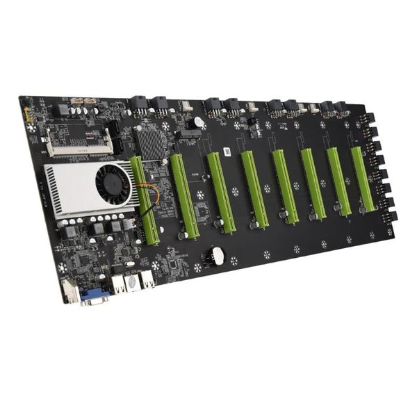computer motherboard 8 pci-e 16x slots mining with integrated cpu ddr3 memory low power consumption cables & connectors
computer motherboard 8 pci-e 16x slots mining with integrated cpu ddr3 memory low power consumption cables & connectors